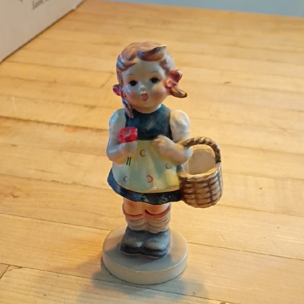 Hummel Blue and Cream Decor Accents